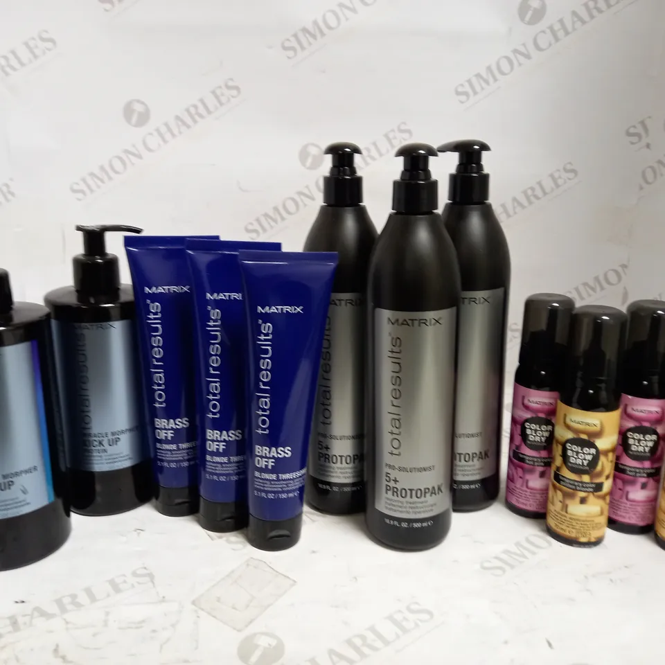 LOT OF 12 ASSORTED MATRIX HAIR CARE PRODUCTS