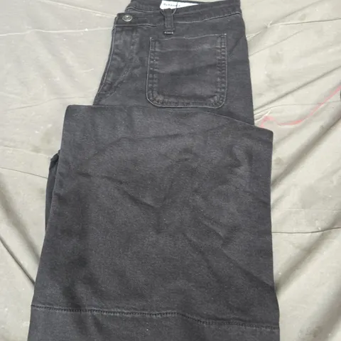 BERSHKA BLACK DENIM JEANS – WOMEN'S, EU 42 / US 10