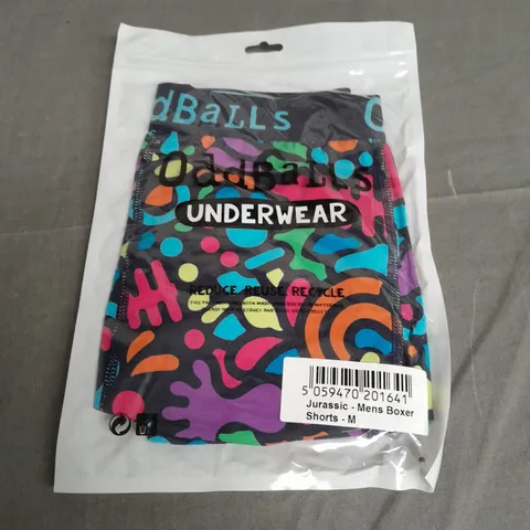 SEALED ODDBALS JURASSIC MENS BOXER SHORTS - MEDIUM