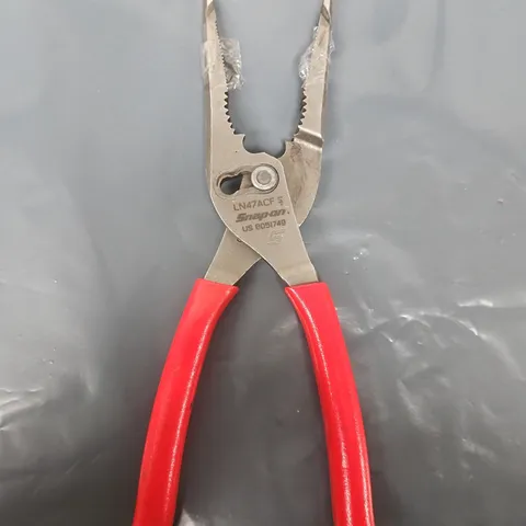 SNAP-ON LN47ACF PLIERS – RED-HANDLED LOCKING NEEDLE-NOSE