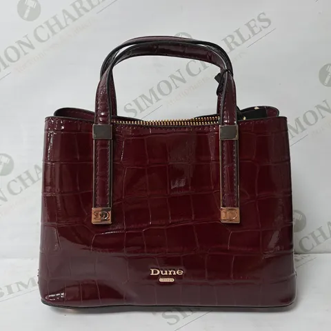 DUNE RED WINE RED DINKYDORRIE SHORT CLUTCH BAG
