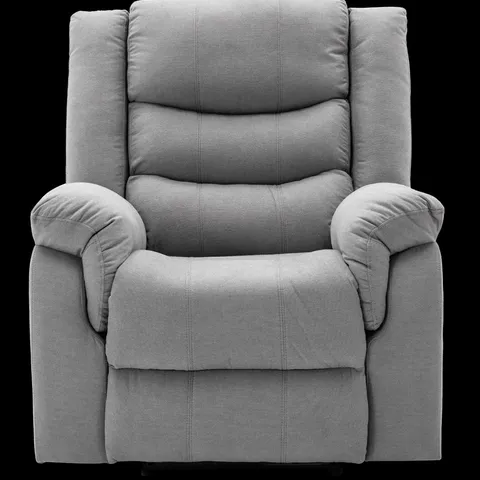 BOXED SEATTLE MANUAL RECLINER SOFA IN GREY FABRIC (1 BOX)