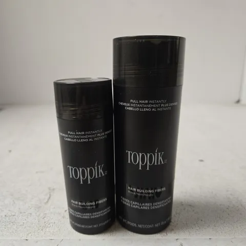 TOPPIK HAIR BUILDING FIBERS – BLACK (SET OF 2 BOTTLES)