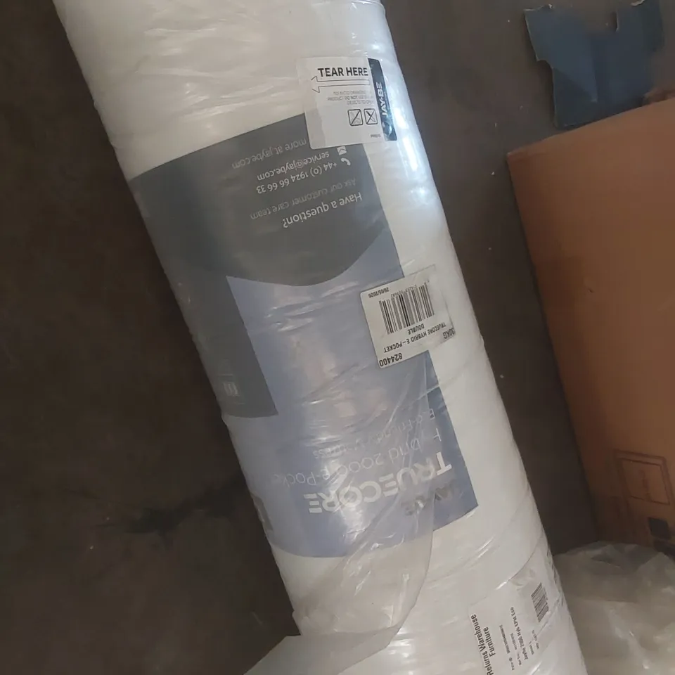 QUALITY BAGGED AND ROLLED JAY-BE TRUECORE 2000 E-POCKET HYBRID 4'6 DOUBLE MATTRESS