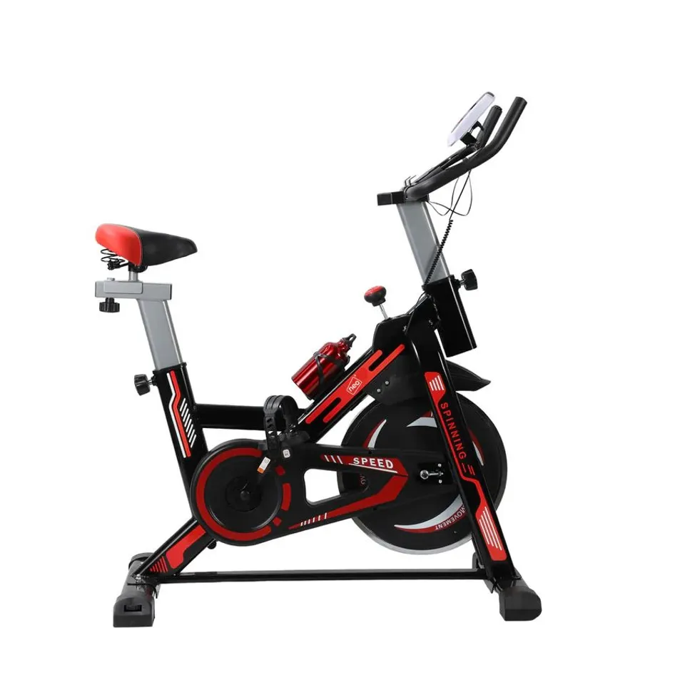 BOXED NEO RED & BLACK MAGNETIC INDOOR EXERCISE BIKE (1 BOX)