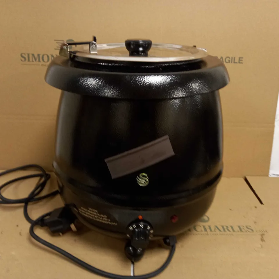 SWAN SOUP KETTLE - BLACK