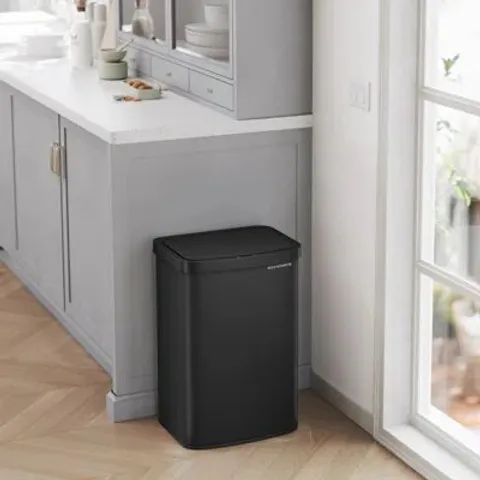 BOXED SONGMICS 50L TRASH CAN WITH MOTION SENSOR (1 BOX)