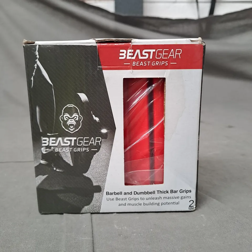 BEASTGEAR BARBELL AND DUMBBELL THICK BAR GRIPS