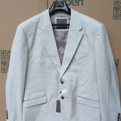 AMALFI TAILORS SANTORINI JACKET IN LIGHT GREY - SIZE 46