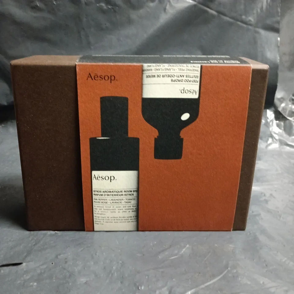 AESOP AROMATIQUE ROOM SPRAY AND POST POO DROPS 