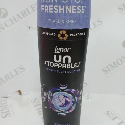 CARTON OF LENOR UNSTOPPABLES IN-WASH SCENT BOOSTERS DREAMS 264G