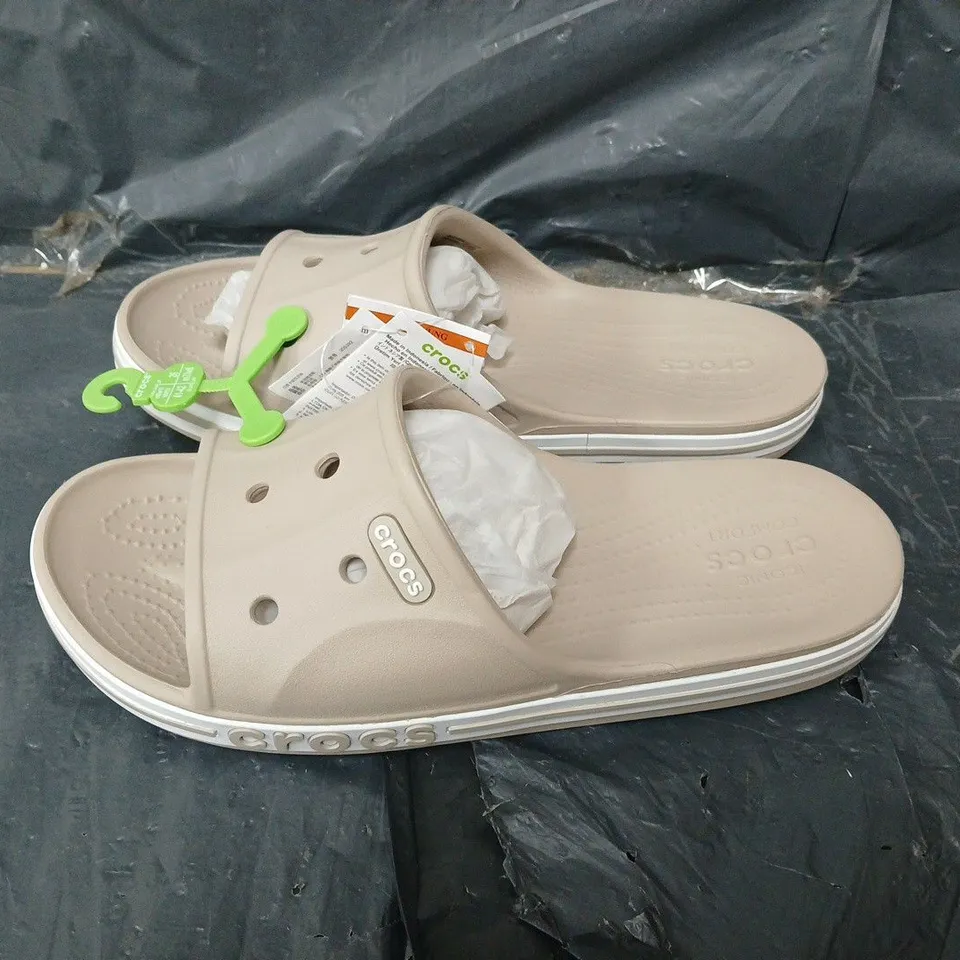 PAIR OF CROC BAYABAND SLIDES - UK SIZE 7