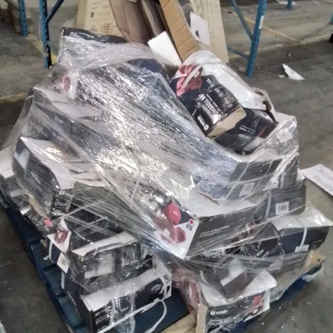 PALLET CONTAINING LARGE QUANTITY OF VARIOUS SIZED DUMBELL SETS
