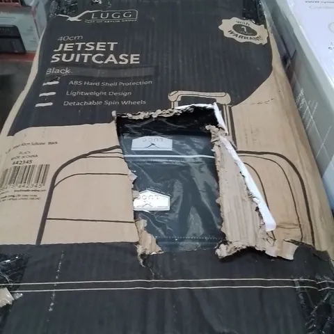 BOXED LUGG 40CM JETSET SUITCASE BLACK