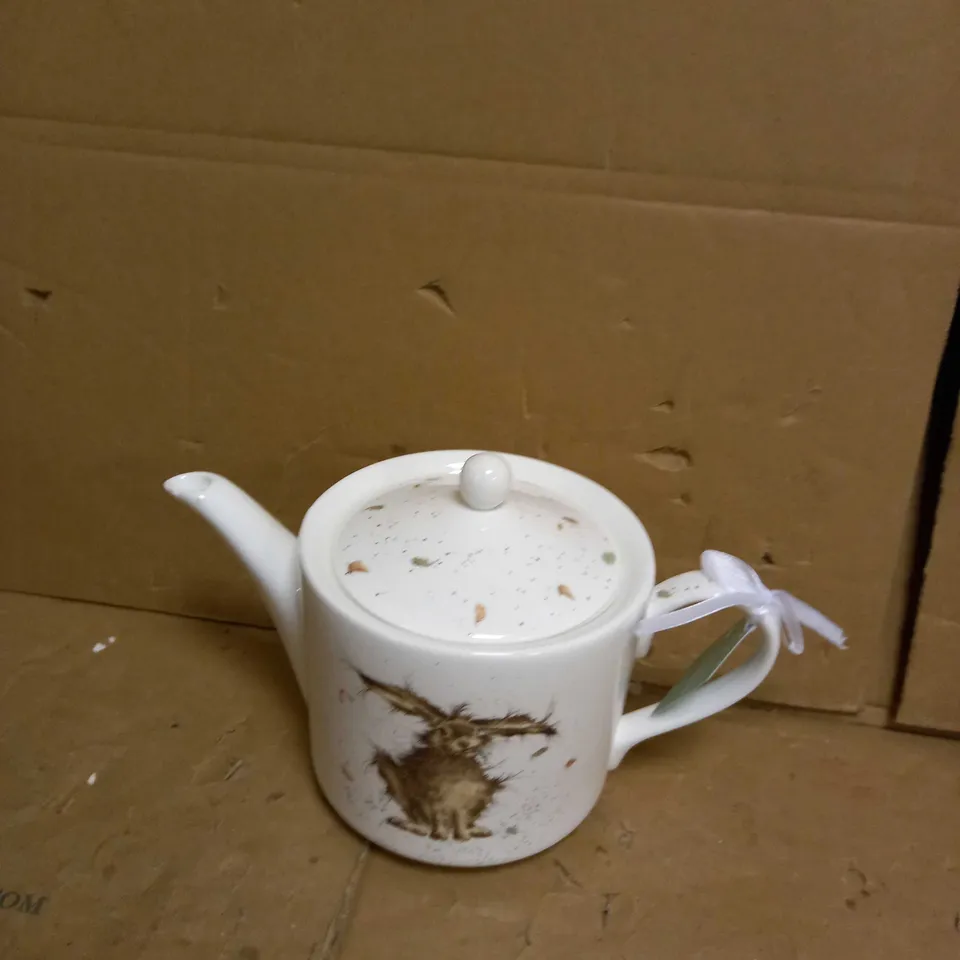 WRENDALE BY ROYAL WORCESTER HARE TEAPOT