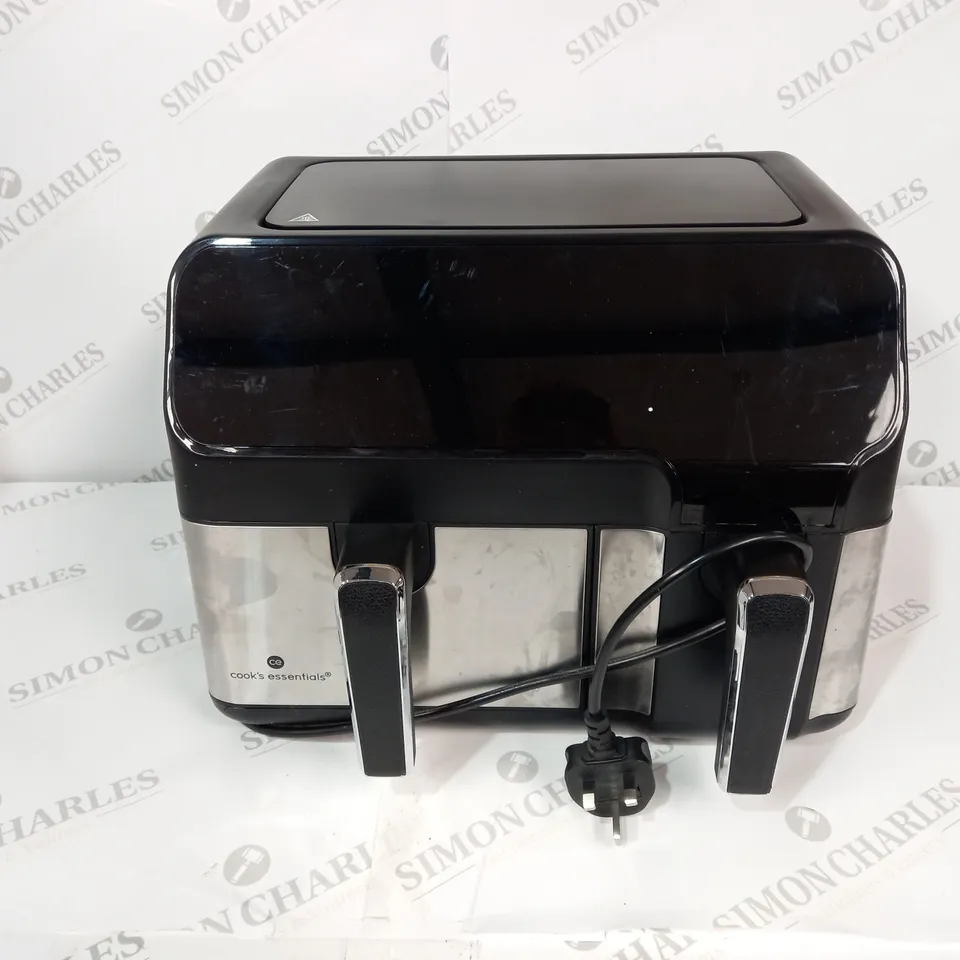 BOXED COOKS ESSENTIALS BLACK/SILVER AIR FRYER