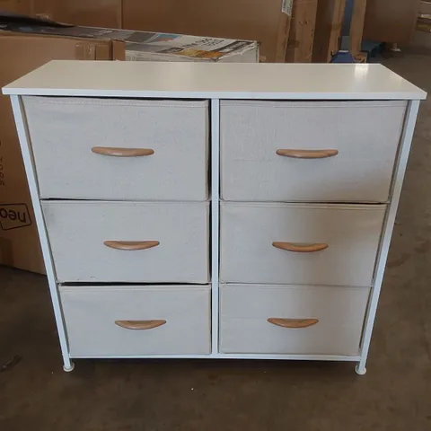 DESIGNER 6-DRAWER CHEST OF DRAWERS