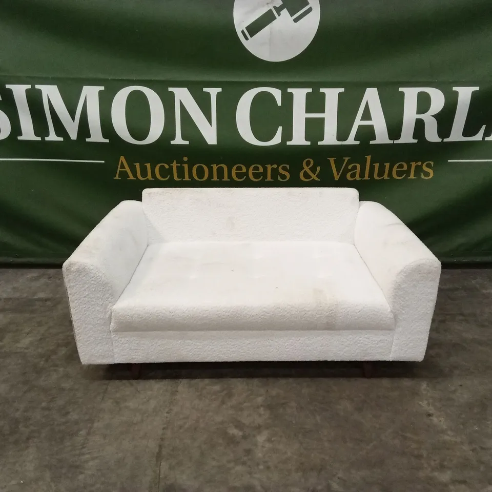 RUNE 2 SEATER FABRIC SOFA - NATURAL RRP £699