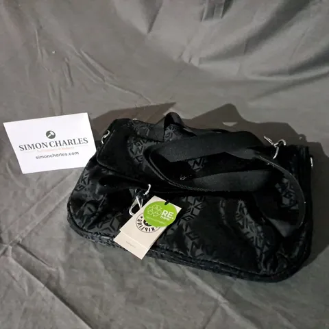 KIPLING ELNORA BAG IN JACQUARD BLACK 