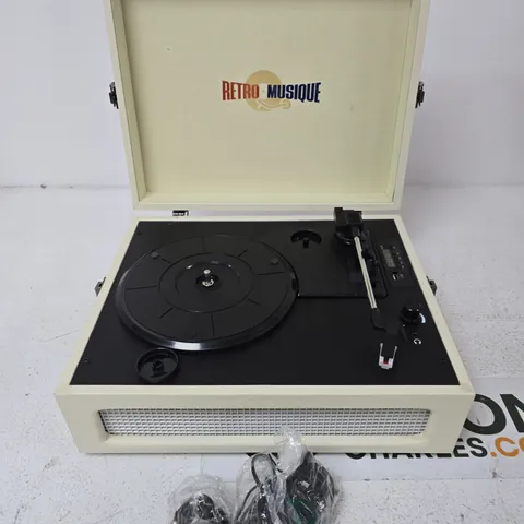 RETRO MUSIQUE BLUETOOTH TABLE TOP TURNTABLE