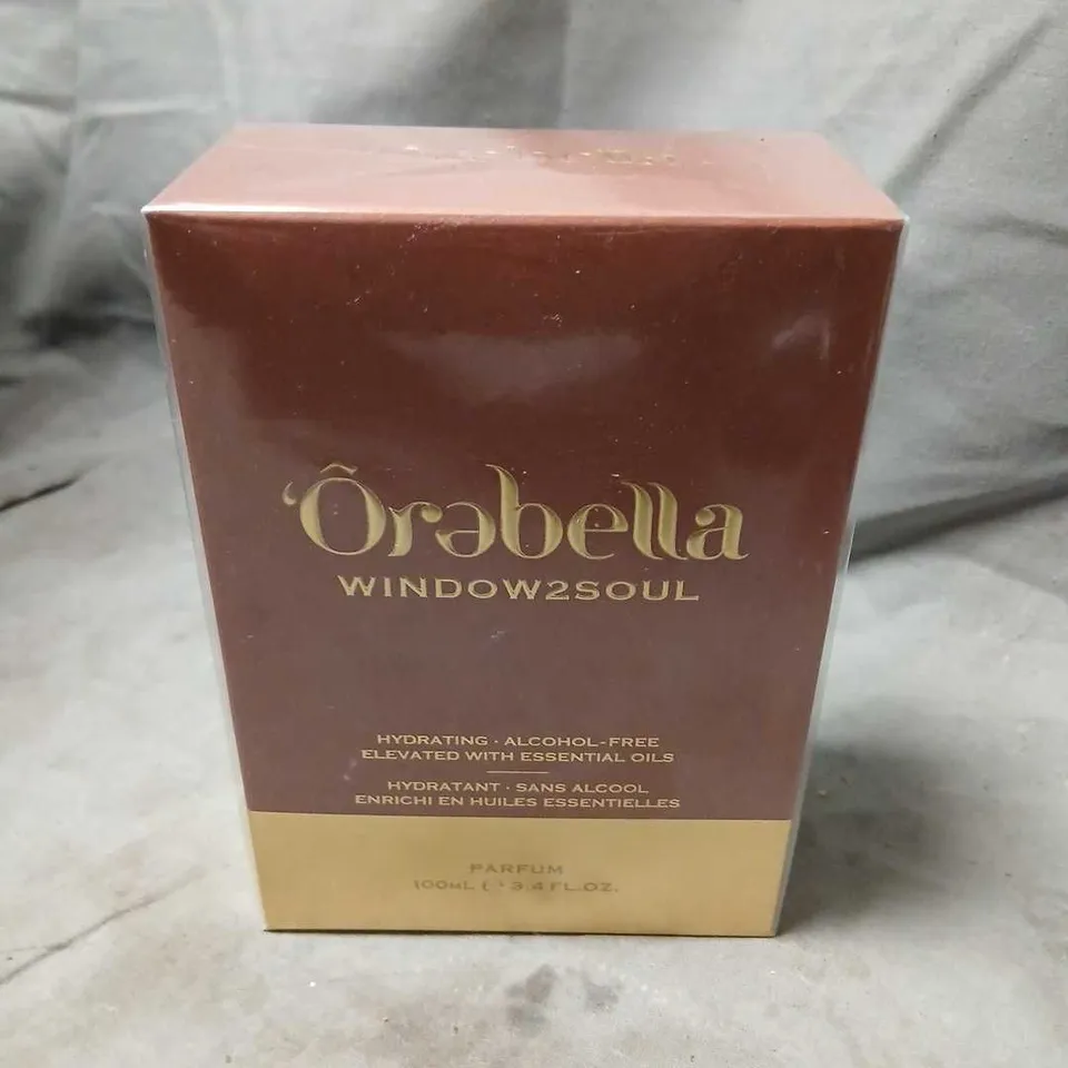BOXED AND SEALED ORABELLA WINDOW 2 SOUL PARFUM 100ML