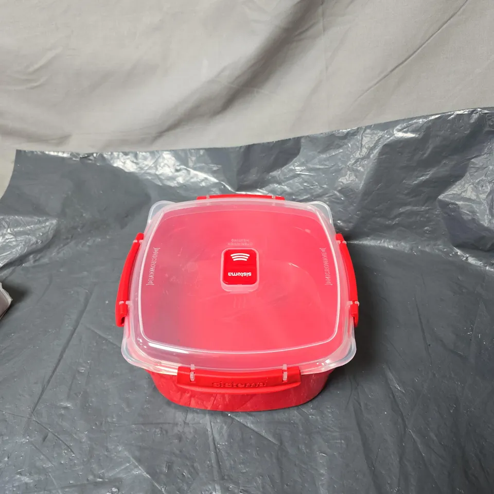 BOX OF APPROXIMATELY 12 ASSORTED HOUSEHOLD ITEMS INCLUDING POT ME POTTING SOIL , MICROWAVABLE CONTAINER AND MILK FROTHER