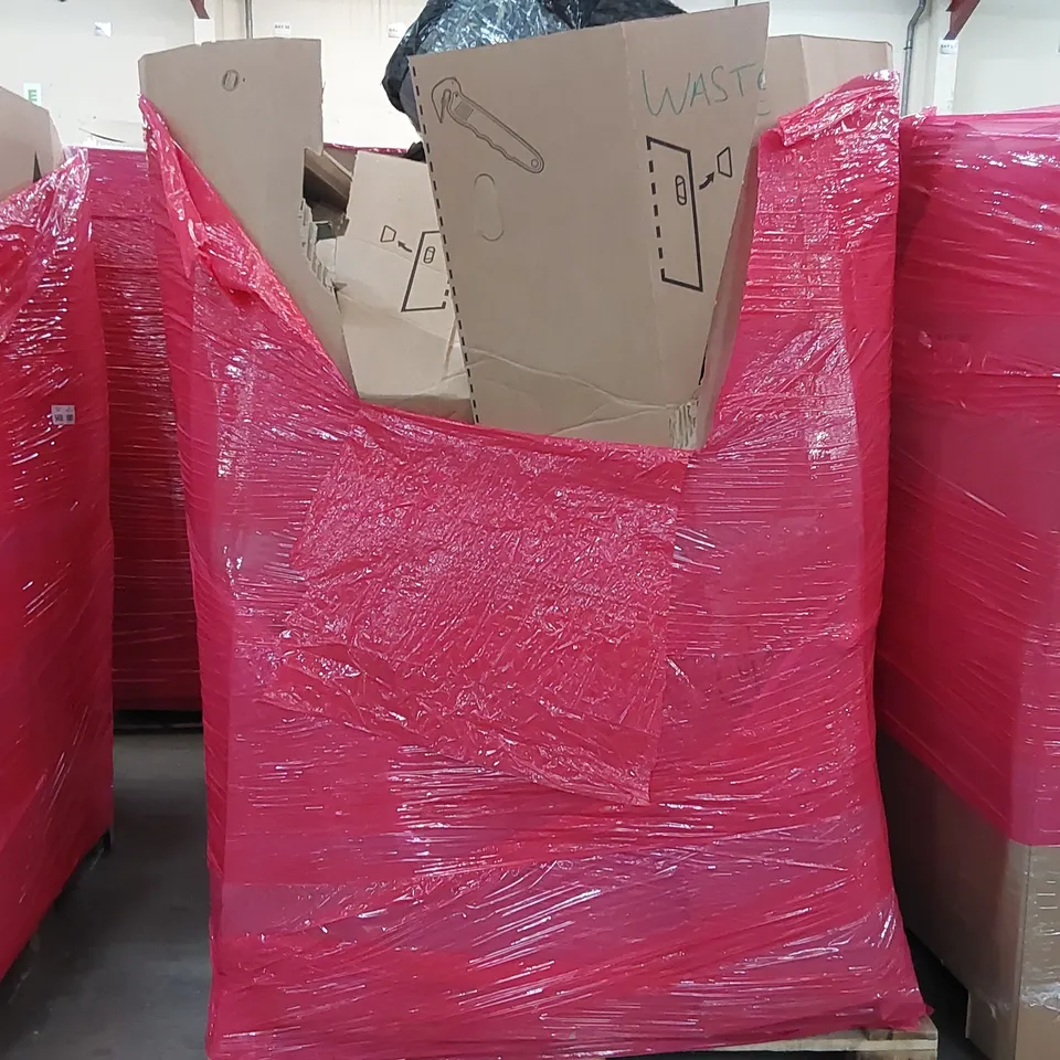 PALLET OF ASSORTED CONSUMER PRODUCTS TO INCLUDE: BUDDY DOGGY PET STROLLER, HEATED BLANKET, PRESSURE WASHER, FOLDING MATTRESS, TOILET SEAT ECT
