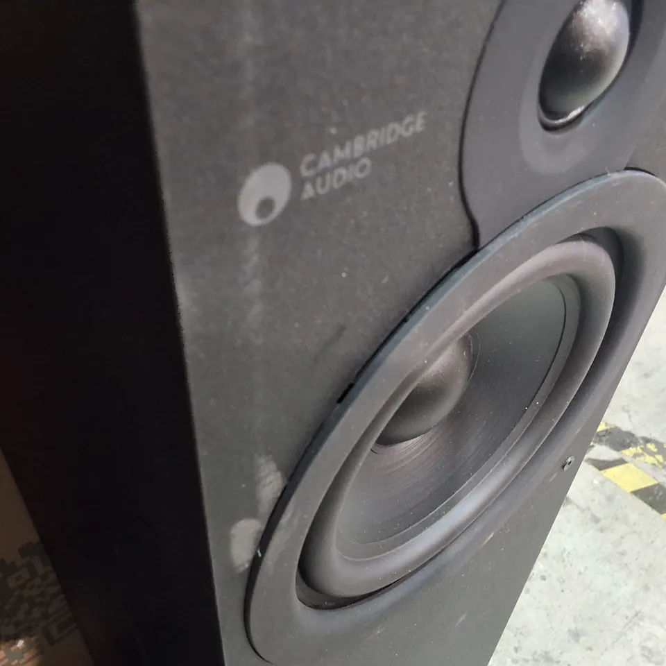 PAIR OF CAMBRIDGE AUDIO SX 80 FLOORSTANDING SPEAKERS IN BLACK - 2 BOXES