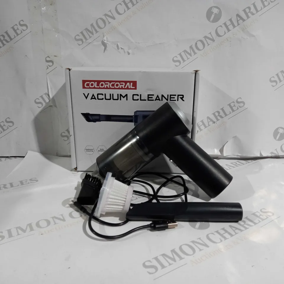 BOXED COLORCORAL CAR VACUUM CLEANER 