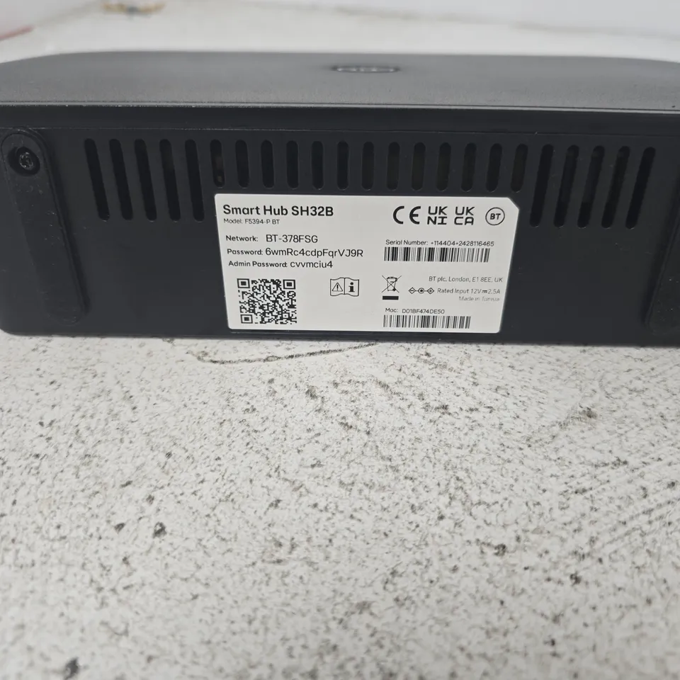 BT SMART HUB SH32B ROUTER – BLACK