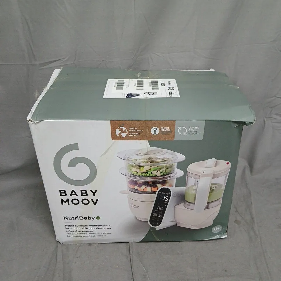BABYMOOV NUTRIBABY+ 6-IN-1 BABY FOOD PROCESSOR – BOXED
