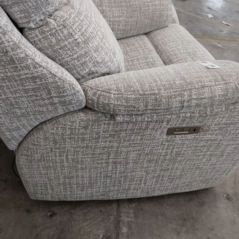 QUALITY BRITISH DESIGNER G PLAN KINGSBURY POWER RECLINING EASY CHAIR SHORE SLATE FABRIC 