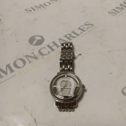 AIGNER SILVER FOLIGNO WATCH - UNBOXED