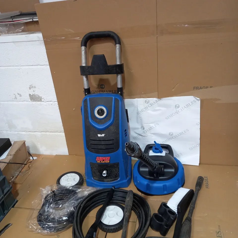 WOLF SUPER BLASTER PRESSURE WASHER BLUE 