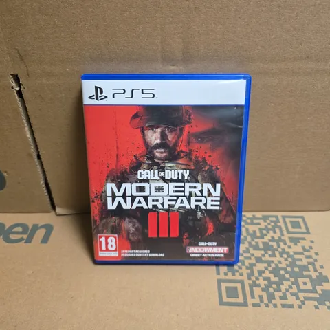 PLAYSTATION 5 GAME CASE – CALL OF DUTY: MODERN WARFARE III (MW3)