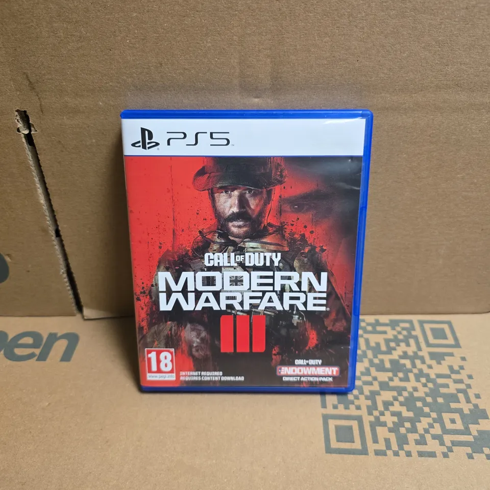 PLAYSTATION 5 GAME CASE – CALL OF DUTY: MODERN WARFARE III (MW3)
