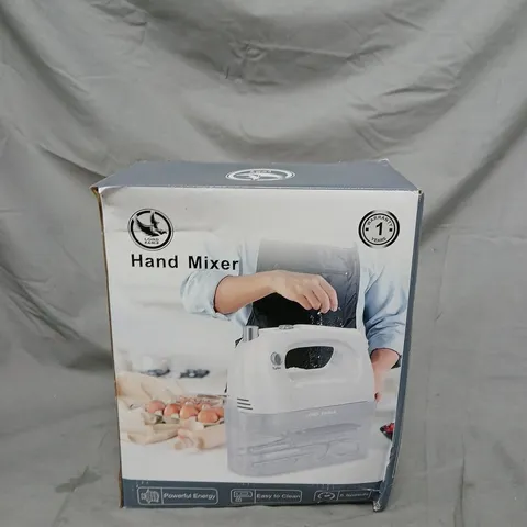 HAND MIXER – BOXED WHITE HANDHELD KITCHEN MIXER