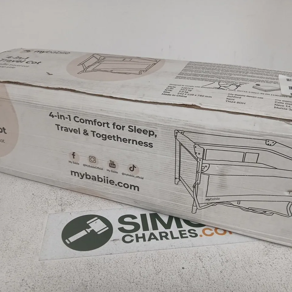 MY BABIIE 4-IN-1 TRAVEL COT