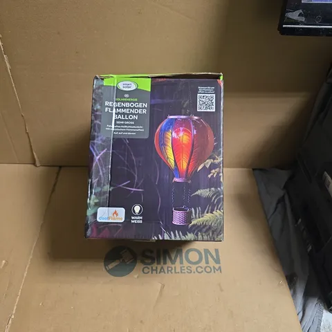 Smart Solar Rainbow Flaming Balloon β Solar Garden Light