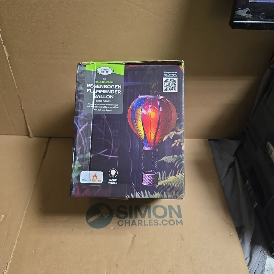 Smart Solar Rainbow Flaming Balloon – Solar Garden Light