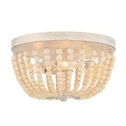 BRAND NEW BOXED 3-LIGHT WHITE PLUS GOLD UNIQUE/STATEMENT BOWL FLUSH MOUNT