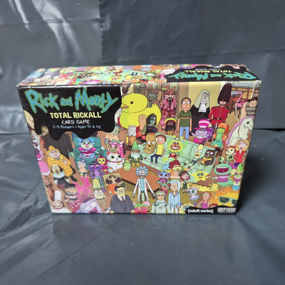 BOXED RICK AND MORTY TOTAL RICKALL CARD GAME