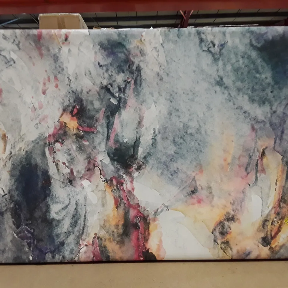 ASH AND FIRE PASTELS - WRAPPED CANVAS ART PRINT