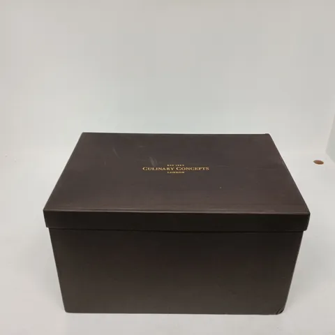 CULINARY CONCEPTS HAMMERED CHAMPAGNE BATH BOXED