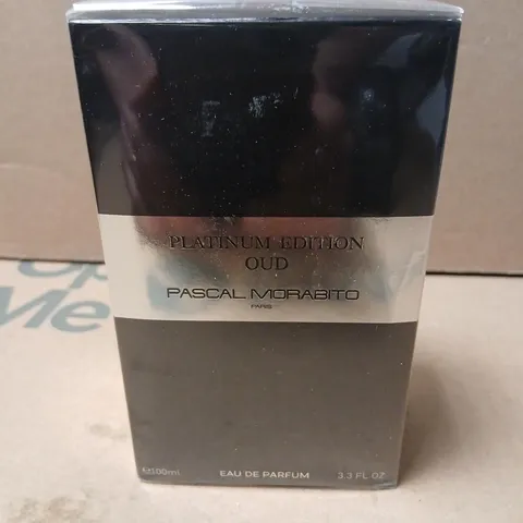 BOXED AND SEALED PLATINUM EDITION OUD PASCAL MORABITO PARIS EAU DE PARFUM 100ML