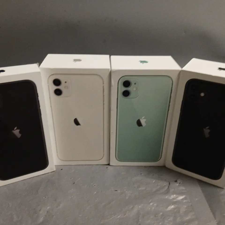 APPROXIMATELY 40 ASSORTED APPLE IPHONE BOXES FOR VARIOUS MODELS