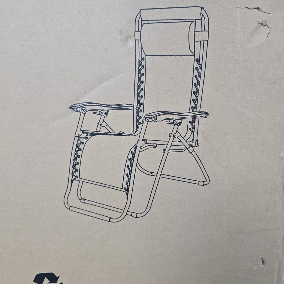 LUXURY RELAXER CHAIR IN BLACK/DARK GREY