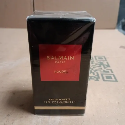 BALMAIN PARIS ROUGE EAU DE TOILETTE 50 ML – BOXED