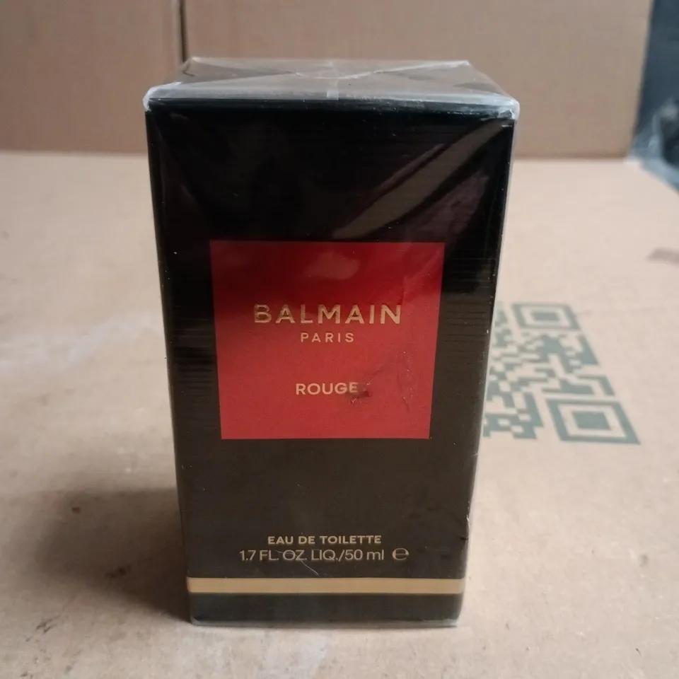 BALMAIN PARIS ROUGE EAU DE TOILETTE 50 ML – BOXED