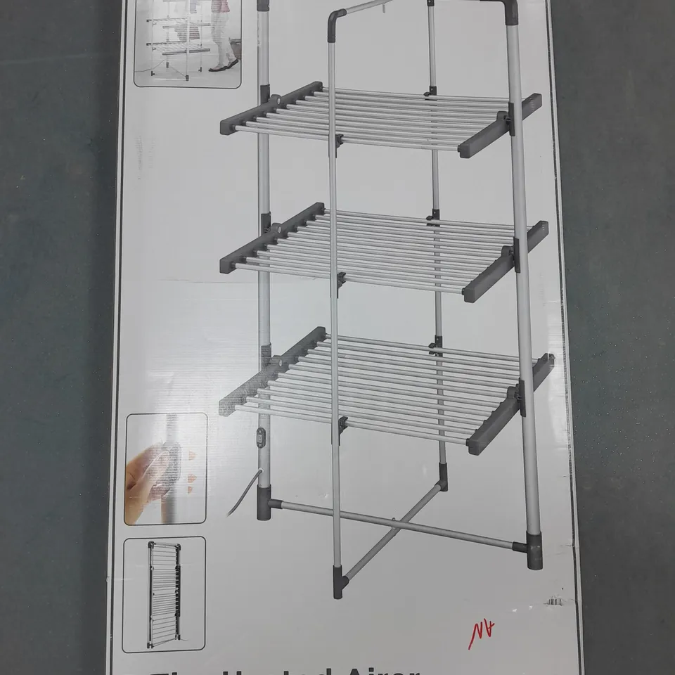 3 TIER BLACK + DECKER HEATED AIRER - CHROME (COLLECTION ONLY) RRP £139.99